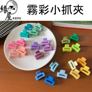 2.5cm霧彩小抓夾2入【緣屋百貨】天天出貨 造型小髮夾 側邊髮夾 抓夾 劉海碎髮夾 小夾子 小爪夾 髮夾 瀏海夾